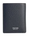 Tom Ford Elongated T Line Card Holder Accessories In Black