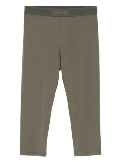 Tom Ford Logoed Yoga Pants In Green
