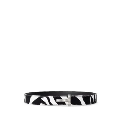 TOM FORD TOM FORD LOGO-EMBELLISHED LEATHER BELT