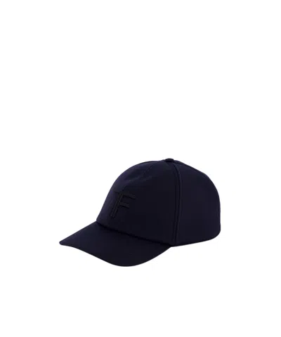 Tom Ford Logo-embroidered Baseball Cap In Black