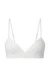 Tom Ford Modal Bra Adjustable Straps Elastic Band In White