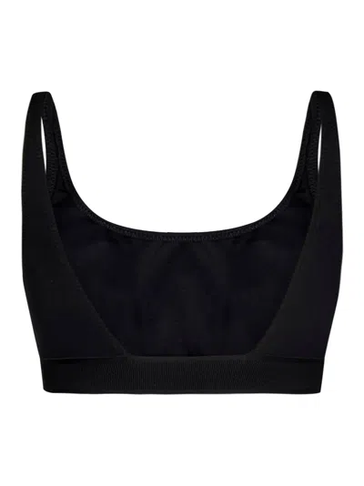 Tom Ford Logo-embroidered Ribbed Tank Top In Black
