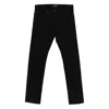 Tom Ford Selvedge Denim Straight Fit Jeans Logo Patch In Black