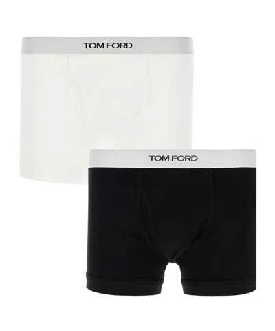 Tom Ford Logo-print Boxer Briefs In Multi