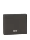 Tom Ford Logo-print Grained Leather Wallet In Pattern