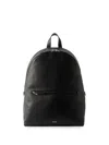 Tom Ford Logo-print Grained-leather Backpack In Black