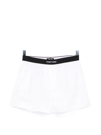 Tom Ford Logo-waistband Boxer In Black