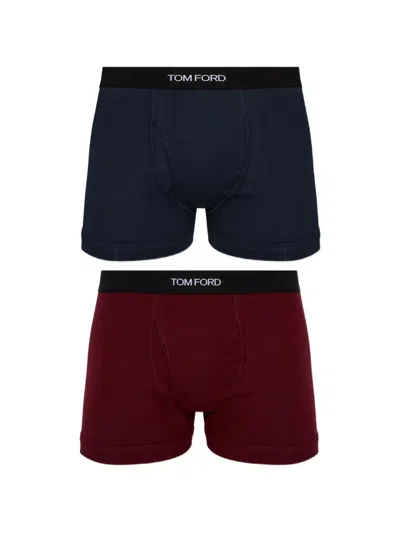 Tom Ford Logo-waistband Boxers In Multi