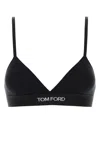 Tom Ford Modal Bra Adjustable Straps Triangle Cups In Black