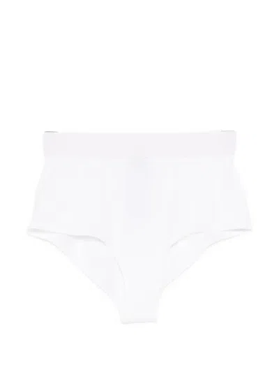 Tom Ford Logo-waistband Brief In White