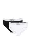 Tom Ford Logo-waistband Briefs Set In White
