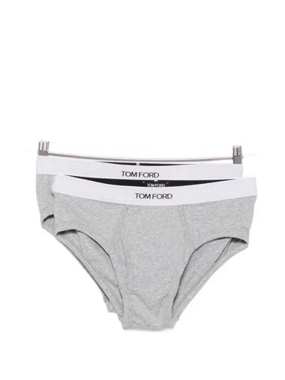 Tom Ford Confezione Da 2 Slip In Gray