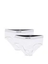 Tom Ford Logo-waistband Briefs In White