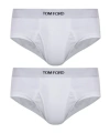 Tom Ford Black Boxer Briefs Two Pack In White