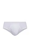 Tom Ford Logo-waistband Briefs In White