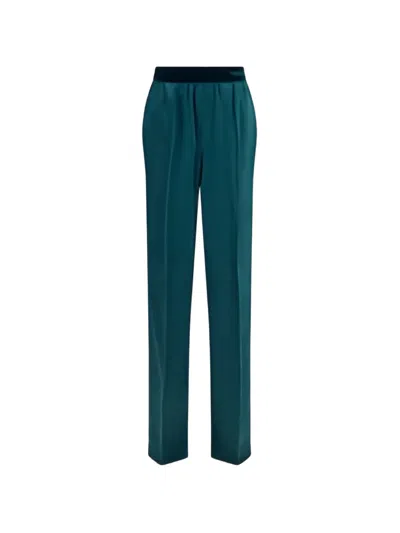 Tom Ford Elastic-waist Casual Trousers In Blue
