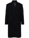 Tom Ford Herringbone Coat In Black