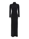 Tom Ford Black Crewneck Maxi Dress In Black