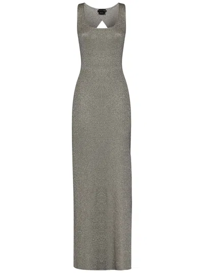 Tom Ford Long Dress In Silver