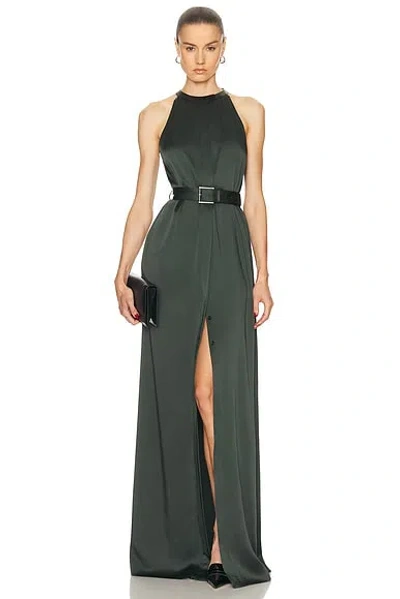 Tom Ford Long Halterneck Dress In Green