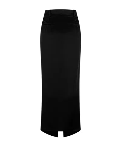 Tom Ford Long Maxi Skirt In Black