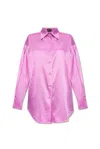 Tom Ford Womens Silk Shirt In Lilac In Pink