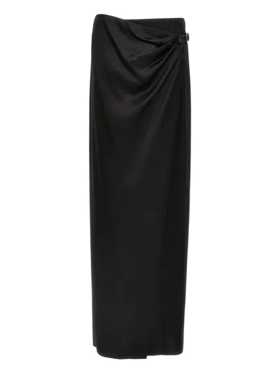 TOM FORD TOM FORD LONG SILK SKIRT