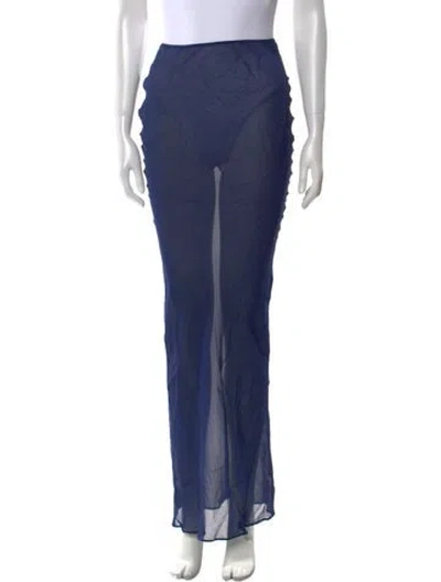 Pre-owned Tom Ford Long Skirt In Blue