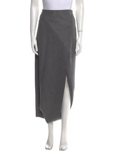 Pre-owned Tom Ford Long Skirt In Gray