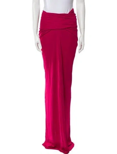 Pre-owned Tom Ford Long Skirt In Pink