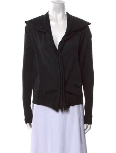 Pre-owned Tom Ford Long Sleeve Blouse In Black