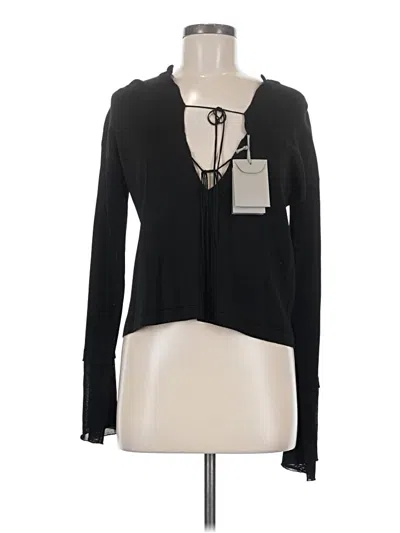 Pre-owned Tom Ford Long Sleeve Blouse In Black