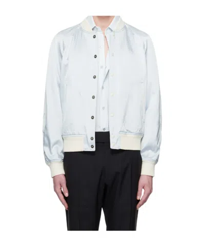 Tom Ford Long Sleeve Casual Jacket In White