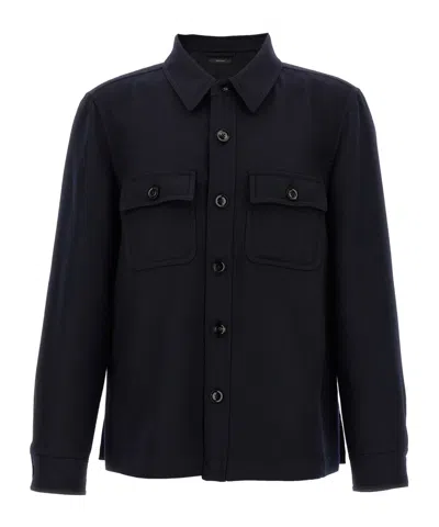 TOM FORD BUTTON-DOWN FLAP-POCKET SHIRT JACKET
