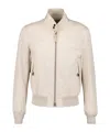 Tom Ford Long Sleeve Casual Jacket In Nude