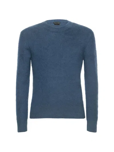 Tom Ford Long-sleeve Crew-neck Sweater In Multi