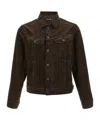 Tom Ford Slim-fit Cotton-blend Corduroy Jacket In Brown