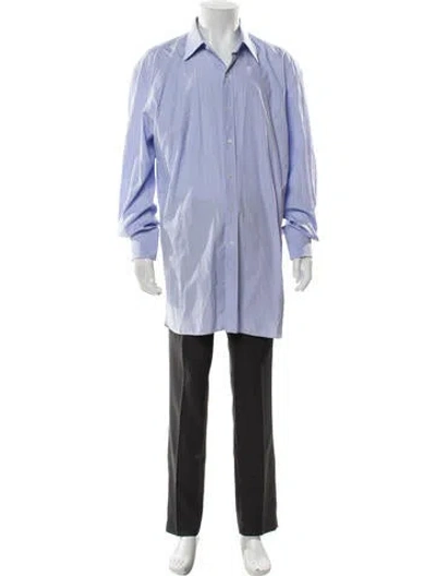 Pre-owned Tom Ford Long Sleeve Dress Shirt In Blue