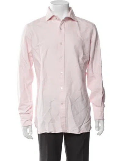 Pre-owned Tom Ford Long Sleeve Dress Shirt In Pink