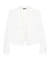 Tom Ford Wool Tuxedo Jacket In White