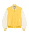 Tom Ford Striped-trim Buttoned Jacket In Yellow