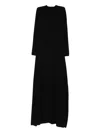 Tom Ford Long-sleeve Maxi Dress In Black