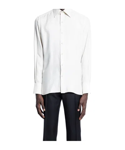 Tom Ford Long Sleeve Shirt In White