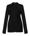 Tom Ford Stripe Pattern Button-up Shirt In Black