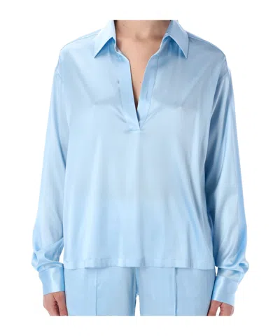 Tom Ford Long Sleeve Shirt In Blue