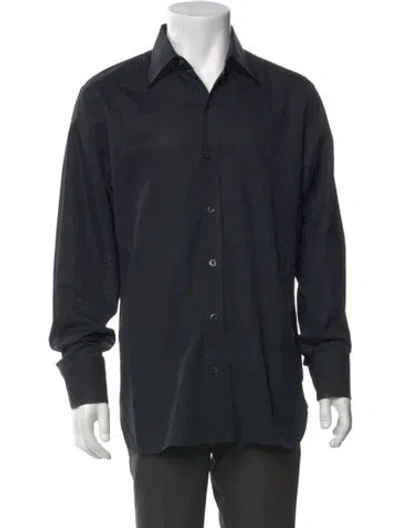 Pre-owned Tom Ford Long Sleeve Shirt In Blue
