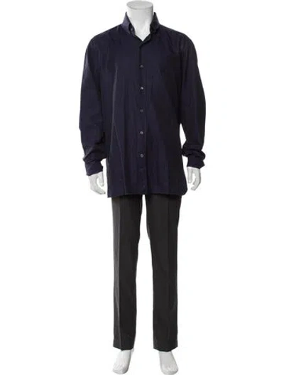 Pre-owned Tom Ford Long Sleeve Shirt In Blue