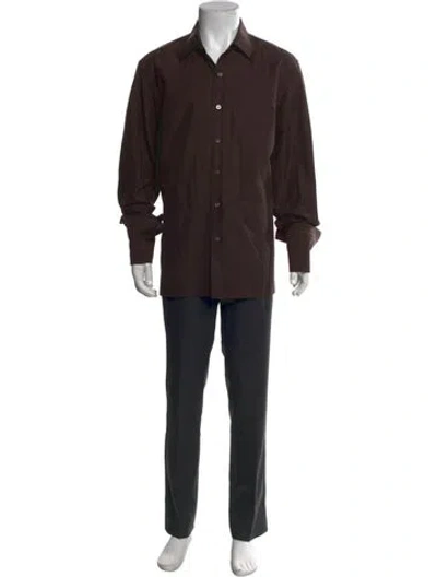 Pre-owned Tom Ford Long Sleeve Shirt In Brown