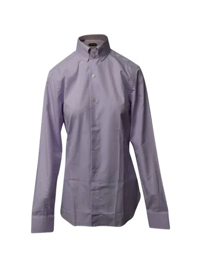 Pre-owned Tom Ford Long-sleeve Shirt In Purple