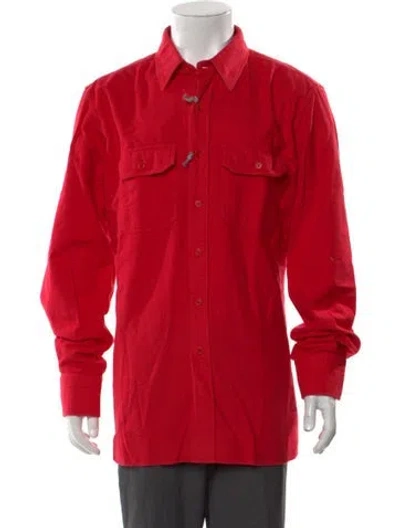Pre-owned Tom Ford Long Sleeve Shirt In Red